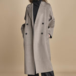 CLARA cappotto doppiopetto IO1111105 BE457 ivy oak 