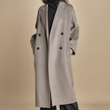 CLARA cappotto doppiopetto IO1111105 BE457 ivy oak 