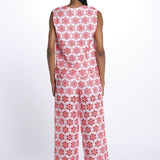 Gilet BAO TOP ricamo fiori S25016 EYELETRED sundress 