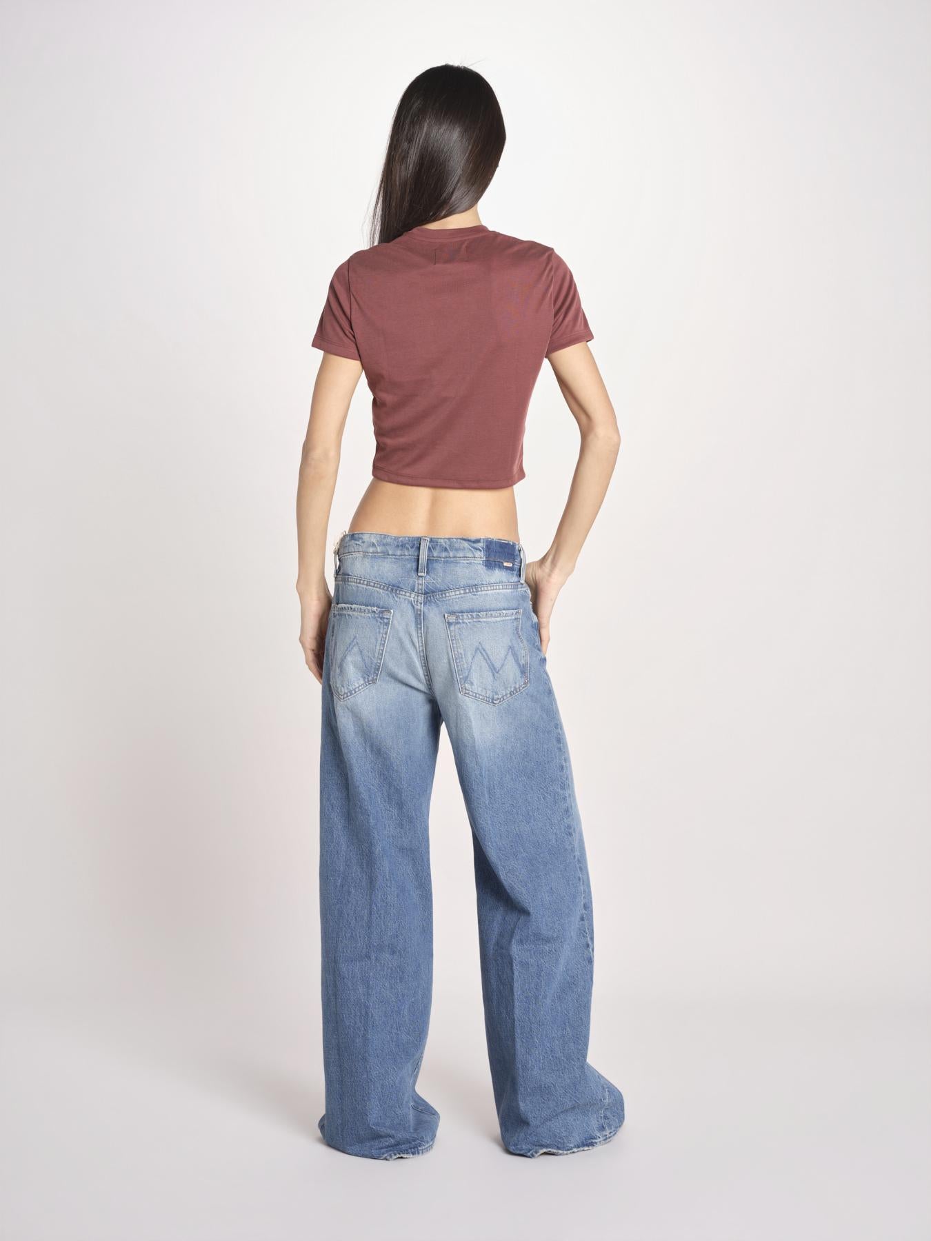 t-shirt a costine PARGA 026TS614RM VINO woc 