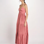 abito lungo con anello WASTA BLUSH ba&sh 