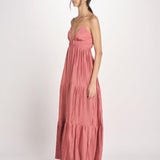 abito lungo con anello WASTA BLUSH ba&sh 