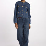 Giubbino jeans bottoni oro DEANA ROYAL705 vanessa bruno 