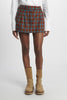 Scottish pleated mini skirt