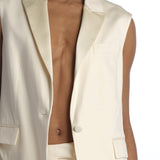 Gilet filo scozia 3417 AVORIO circolo 1901 