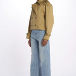 Trench corto IO119118 BE455 ivy oak 