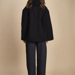 giaccone con zip e cappuccio ETNA 1673 DARK NAVY studio nicholson 