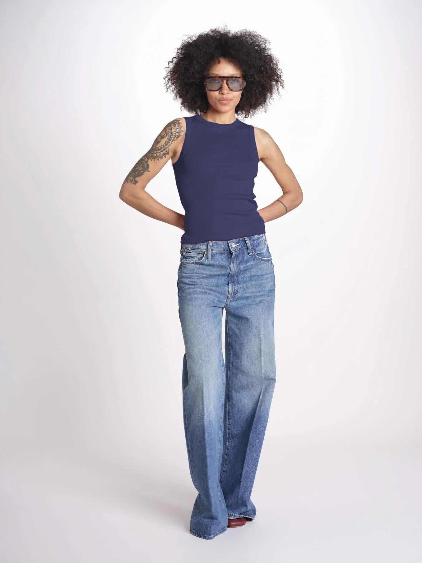 Top a righe GAIA 6EVB05-V13745 NAVY vanessa bruno 
