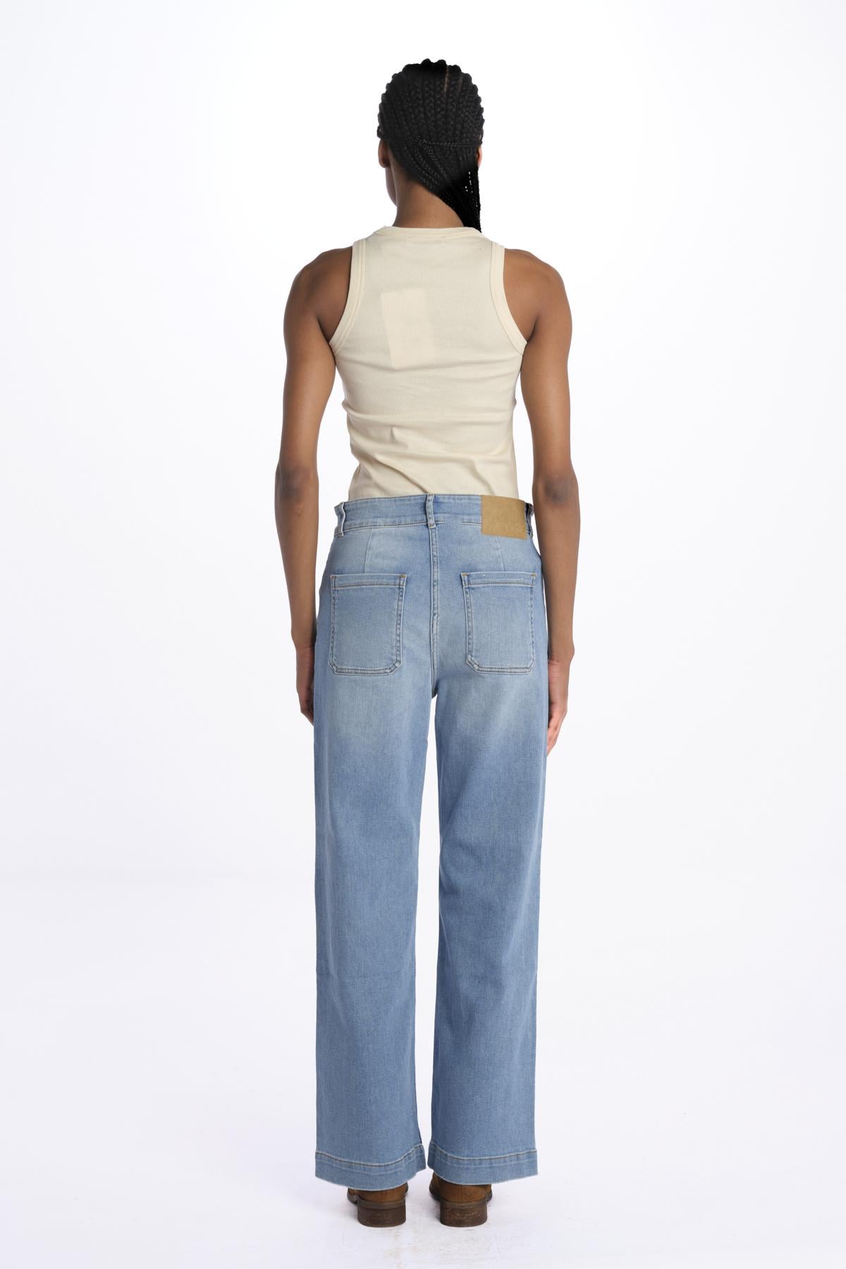 Demin PRESTON con taschine PRESTON D0549 UBL bellerose 