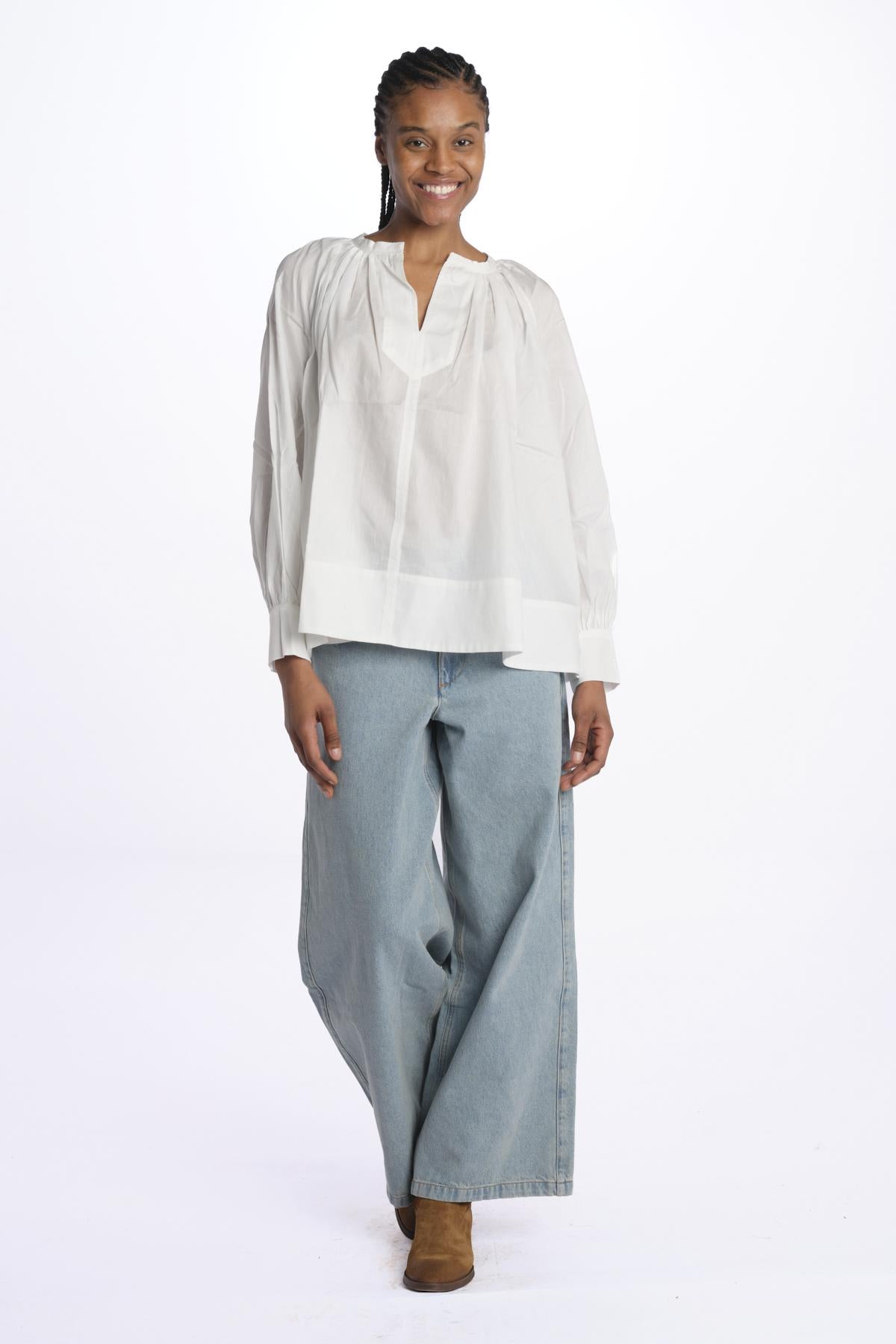 SIERRA camicia voille over CHE1122SIERRA ECR0122W soeur 
