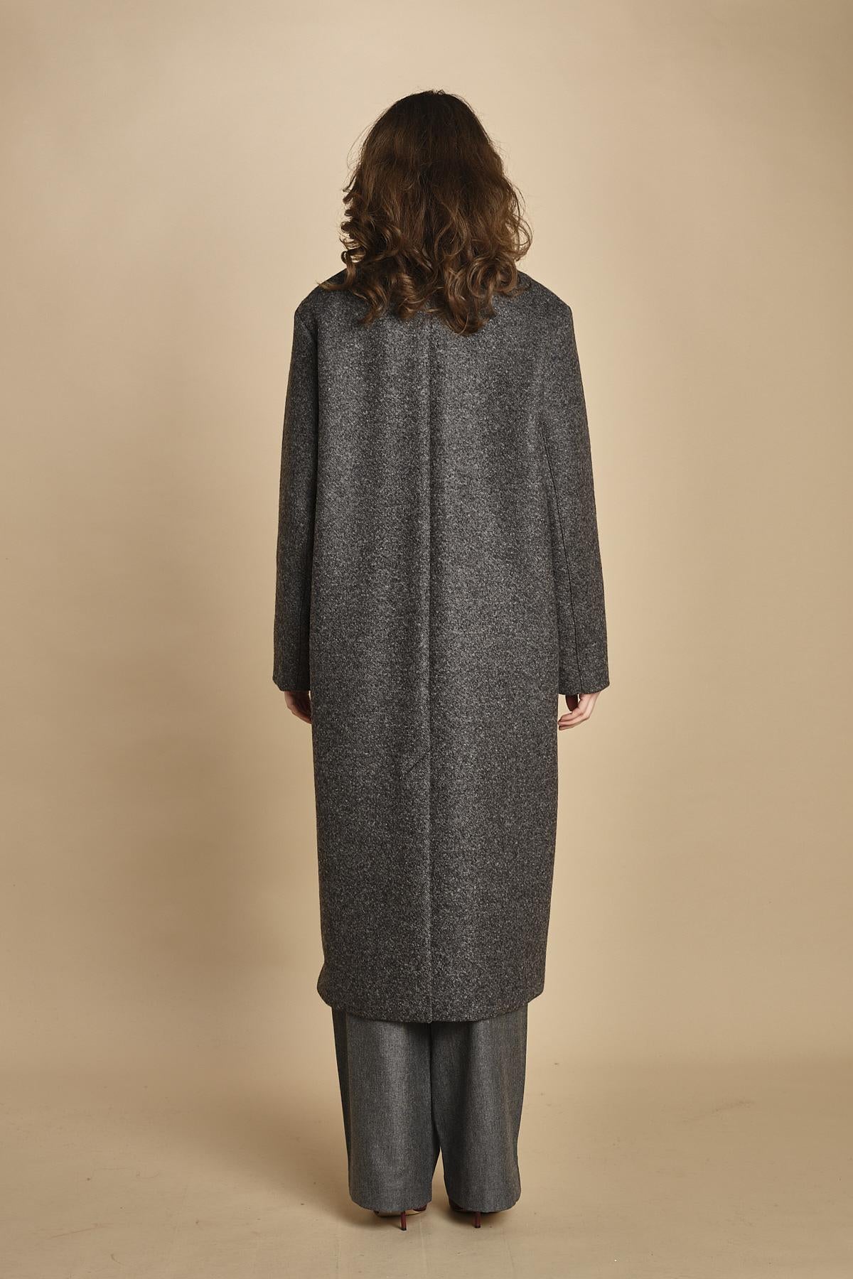 cappotto uomo melange. MAN0156 GRI2125W soeur 