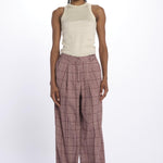 pantaloni seersucker principe di galles 179558 U106 scotch&soda 
