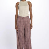 pantaloni seersucker principe di galles 179558 U106 scotch&soda 