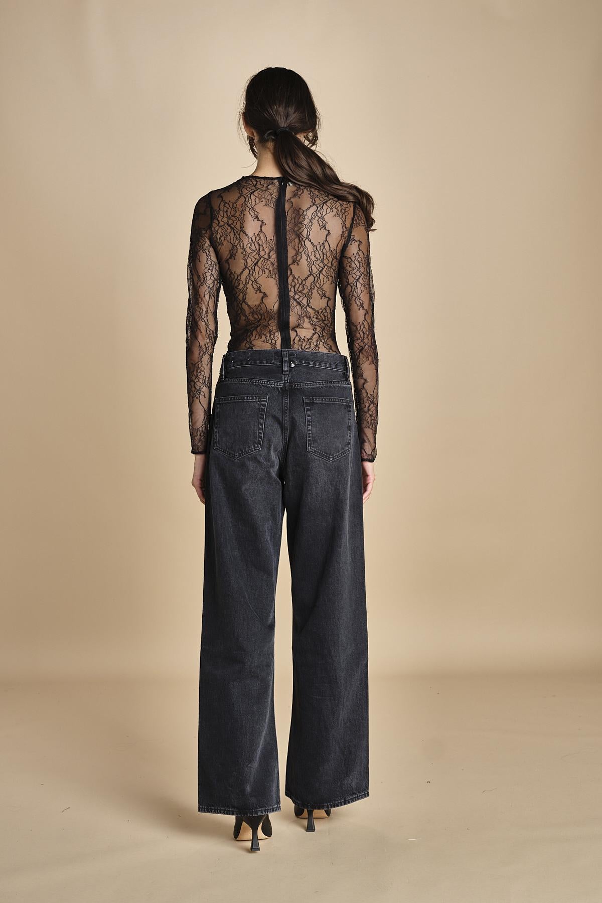 body in pizzo ELECTRIC BLACK undress code 