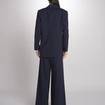Blazer doppiopetto strutturato dalla linea allungata VELOCE 2615041081600 001 BLU weekend maxmara 