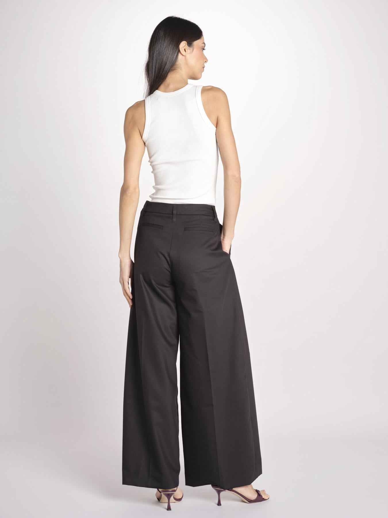 pantalone a vita bassa DEVA 3118 T0162 BALCK T0002 the latest 