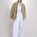 camicia uomo in popeline G012-0187-6311 CELESTE n21 