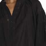 Camicia polo pizzo nervature NIPOA NOIR999 vanessa bruno 