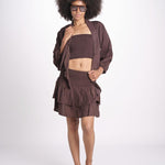 top fascia elastico MANDIBLATU CHOCOLAT laraethnics 