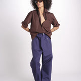 pantalone zip over in nylon PACK EBONY sofie d'hoore 