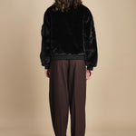 bomber in ecopelliccia BWSEWARDF5 BLACK bombers original 