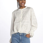 Camicia ricamata SORAYA ECRU ba&sh 