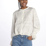 Camicia ricamata SORAYA ECRU ba&sh 