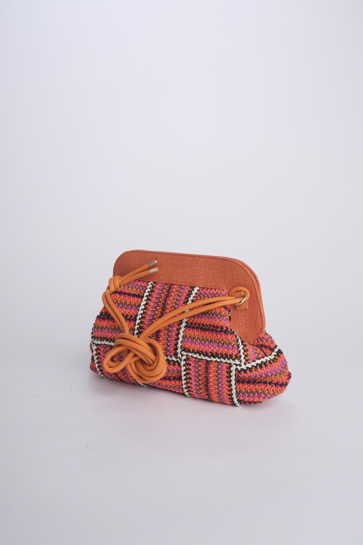 Clutch paglia DALIA MULTI H02 via mail bag 