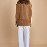 021 gilet montone 25021-302 MASTICE milaura 