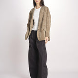 pantalone over con pinces BILLIE 3111 T0160 BLACK T0002 the latest 