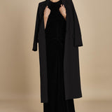 abito lungo in velluto H1215388 9000 n21 