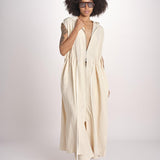 gilet lungo con cappuccio MATURIN 1195 CANVAS studio nicholson 