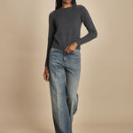 d2501005 girocollo slim by milaura. d2501005 871 GRIGIO milaura 