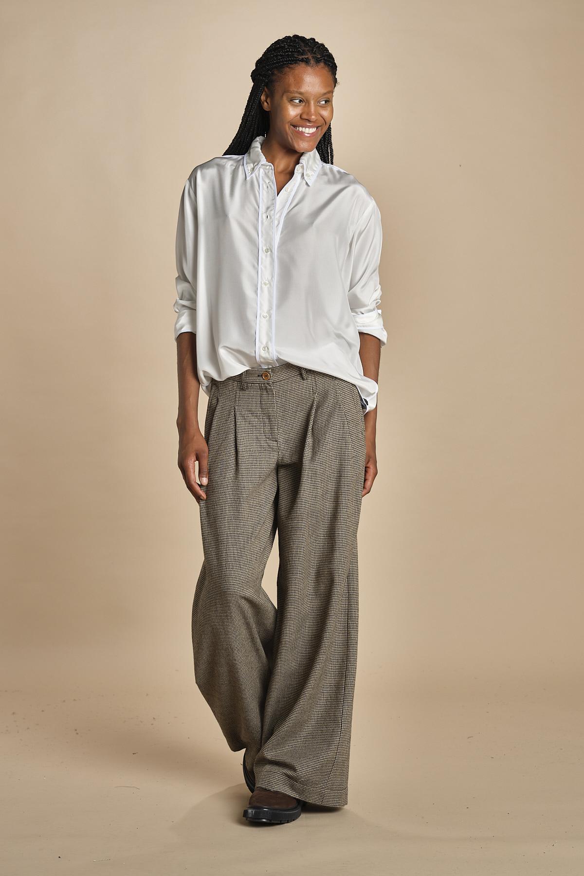 INES camicia da uomo in seta MJD117_AU8008 WHITE 02 jejia 