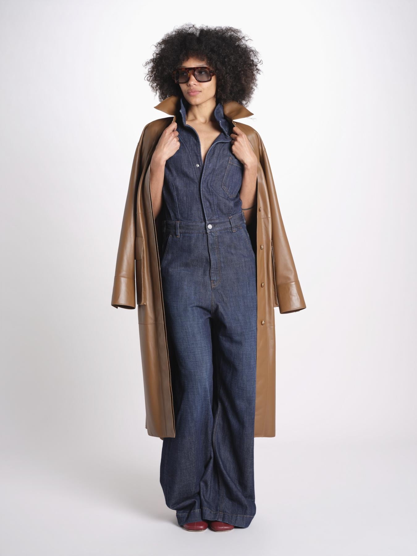 tuta in denim FAUNA FAU05 BLU nine in the morning 