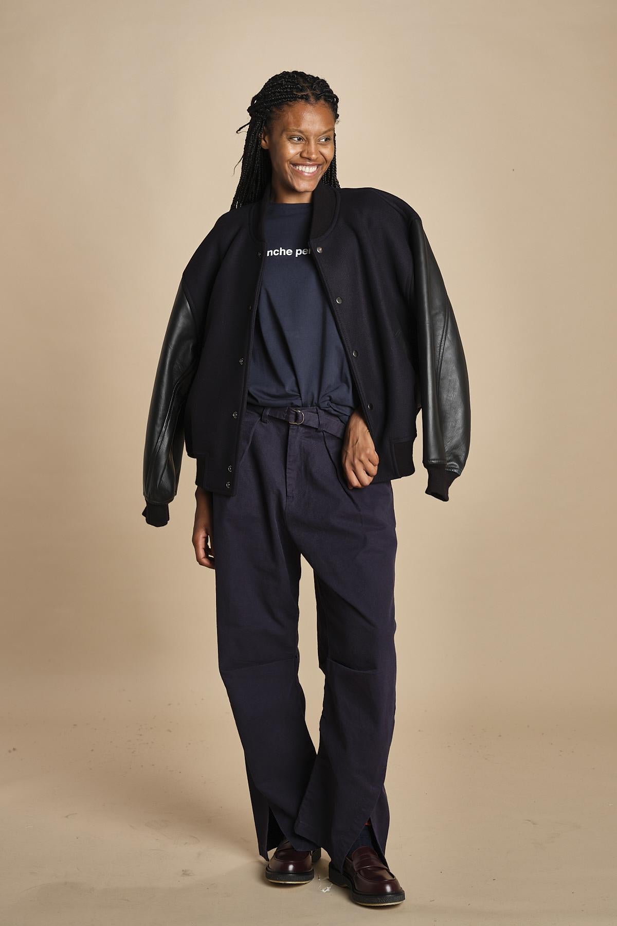 t-shirt con scritta Z800 01098 aspesi 