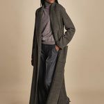 pantalone con pinces in flanella MAFALDA T 357194 50 quelledue 