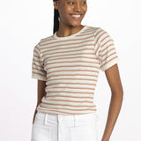 T-shirt costine righine MAGIC DOMES ECRU howlin' 