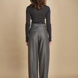 pantalone con due pinces occhio di perenice. PAN0173 GRI0125W soeur 