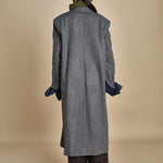 OLLY COAT cappotto doppiopetto in flanella over MJD517_A60003 1002 GREY jejia 
