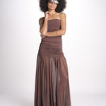 ADELE abito voille balze 9129 DRK retrofete 