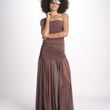 ADELE abito voille balze 9129 DRK retrofete 