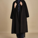 camicia con drappeggio TULLAH F25-142 292 MIDNIGHT oscar 
