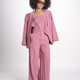 top in lino con elastico DEBORA ROSE ba&sh 