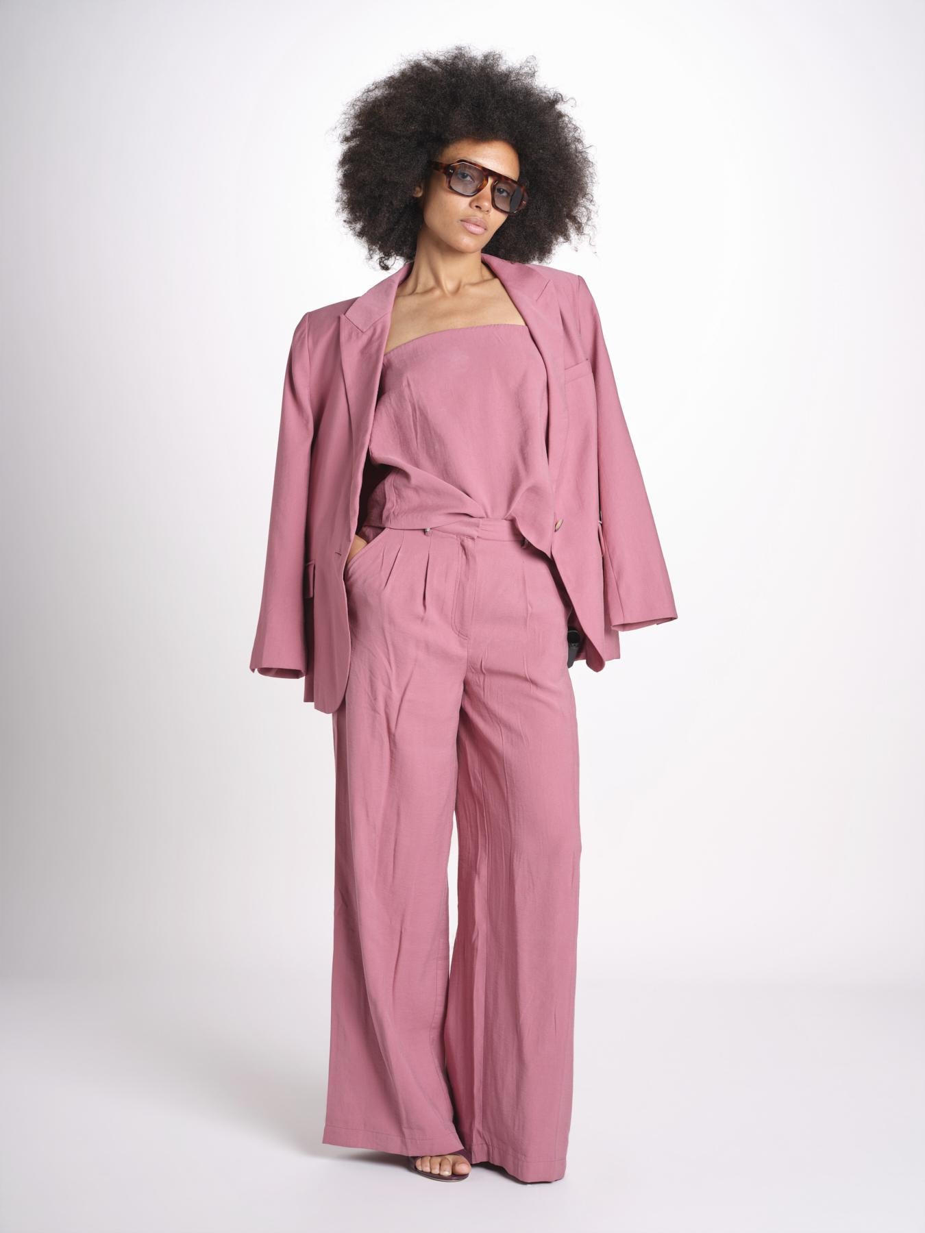 top in lino con elastico DEBORA ROSE ba&sh 