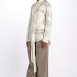 Camicia Jacqard galles ROB SHIRT WHITELACE jejia 