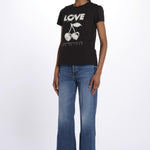 Walk bc concert cherry love JWTS02684 BLACK zadig & voltaire 