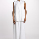 1331 gilet lino enzimato 1331 WHITE dusan 