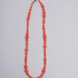 Porta telefono perline PHONENECKLACE NEONORANGE ina.seifart 