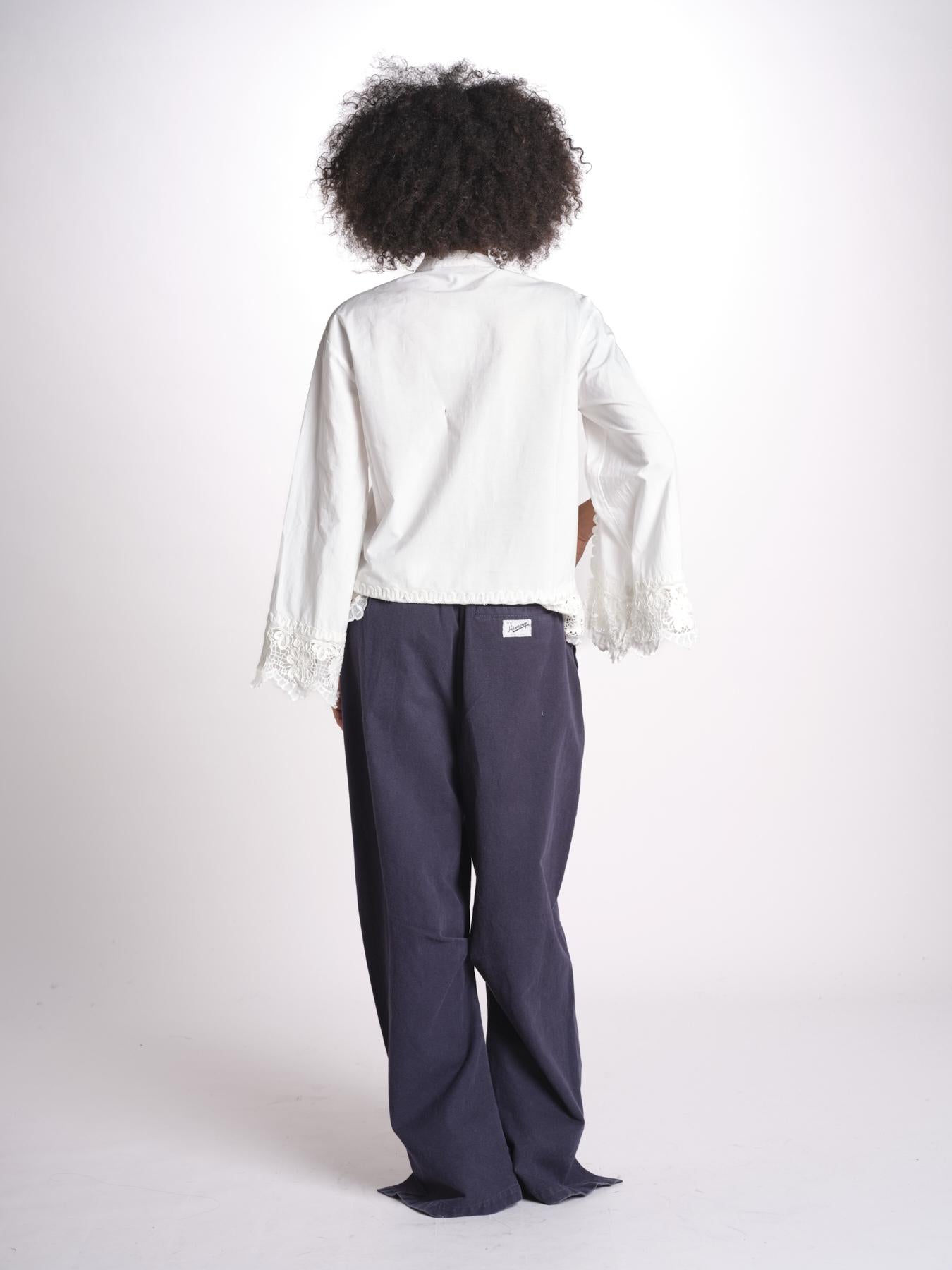 soutache blouse IYLA 056 WHITE sea ny 